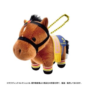 【6月下旬発送】サラブレッドコレクション　ぬいぐるみボールチェーン（リバティアイランド）