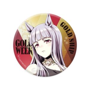 公式メタリック缶バッジ【ゴールドシップ】(GOLD WEEK Ver.)